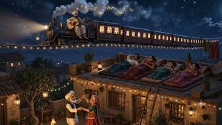 A Magical Village Where Dreams Come Alive 🌙✨ | Flying Train & Fantasy World | AI Animation #shorts