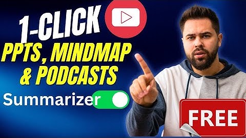 Convert YouTube videos & PDFs to STUNNING PPTs, mind maps, podcasts, with NoteGPT