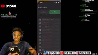 ISHOWSPEED LEAKS EVERYONE'S NUMBERS (DELETED PART)