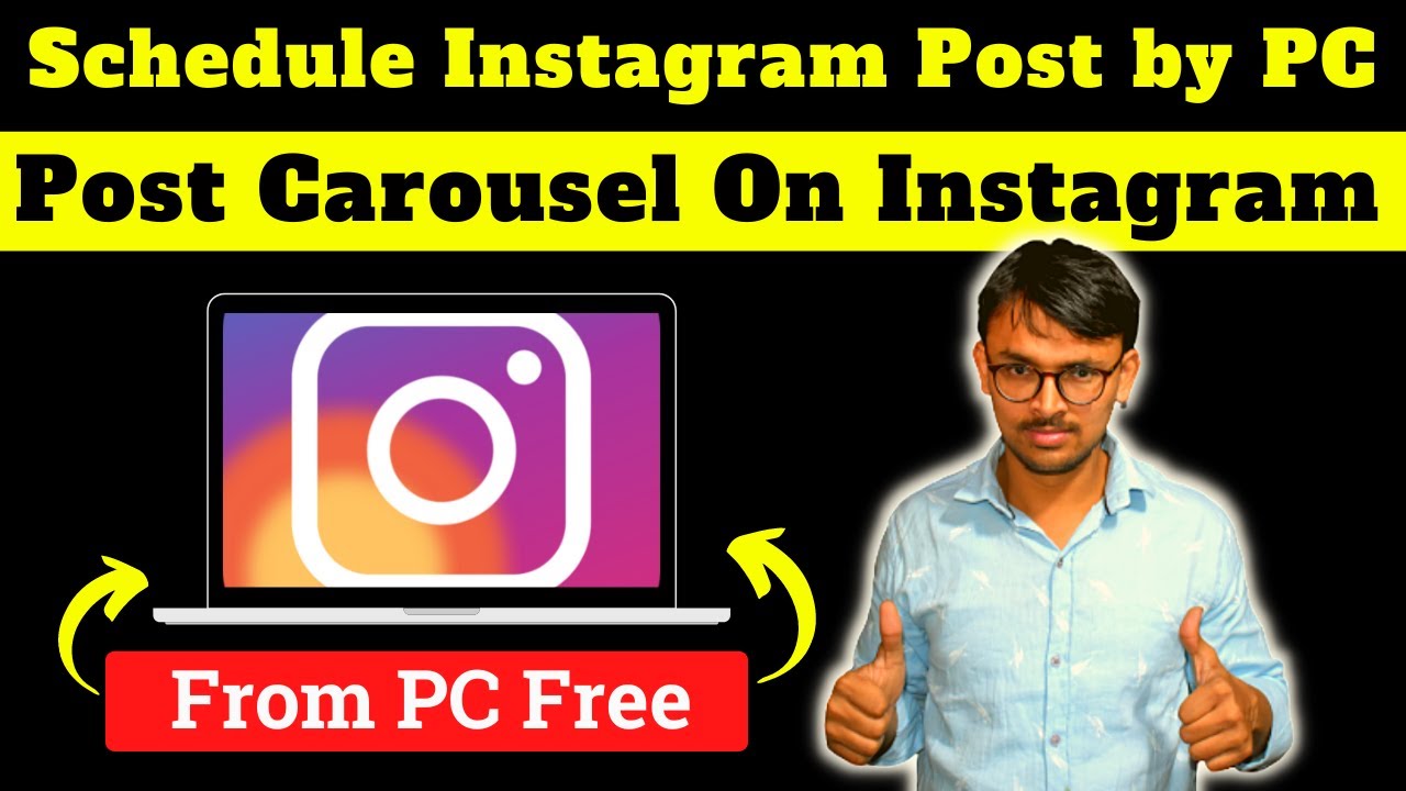 How to Schedule Instagram Post by PC Hindi | How to Post Carousel On Instagram by PC in Hindi