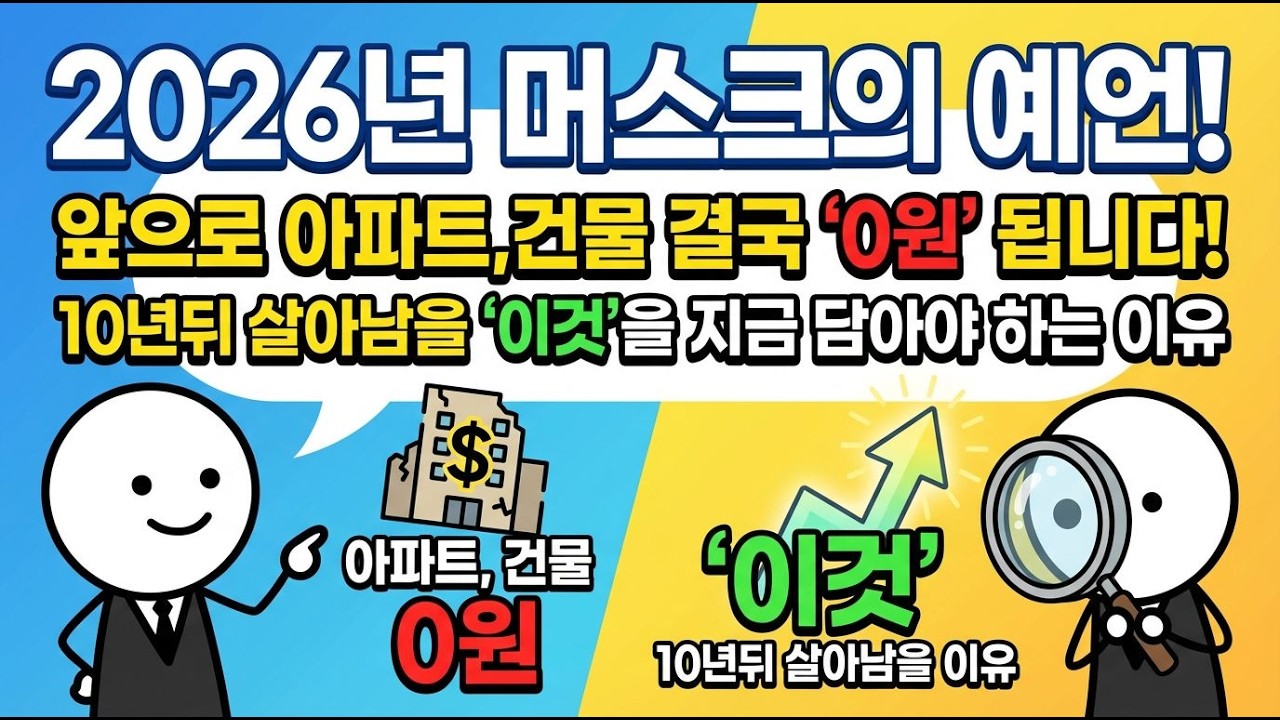 일론 머스크가 경고한 부동산의 미래는?