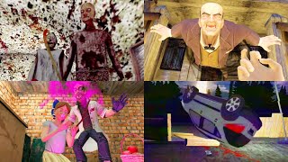 V Escape Endings Granny Chapter Twounlucky Postmanmr. Meatsiren Head The Game