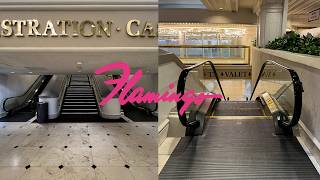 Schindler Double-File Escalators to Valet & Rideshare - Flamingo Hotel & Casino - Las Vegas, NV