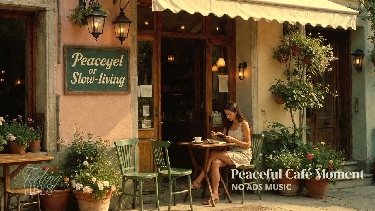 (No Ads) This Feels Like A Peaceful Café Moment ☕ (Work/Study) | Acoustic Guitar & Violin