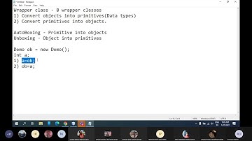 Introduction to wrapper class Part 1