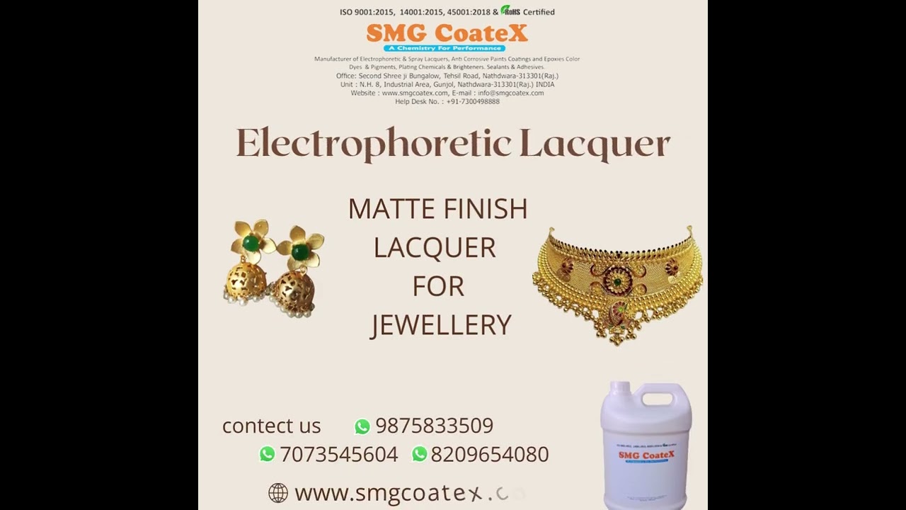 BEST LACQUE FOR JEWELLERY WITH ELEGANT FINISH