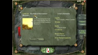 Charm Solitaire - Level 22. The Peak of the Eastern Mountain.