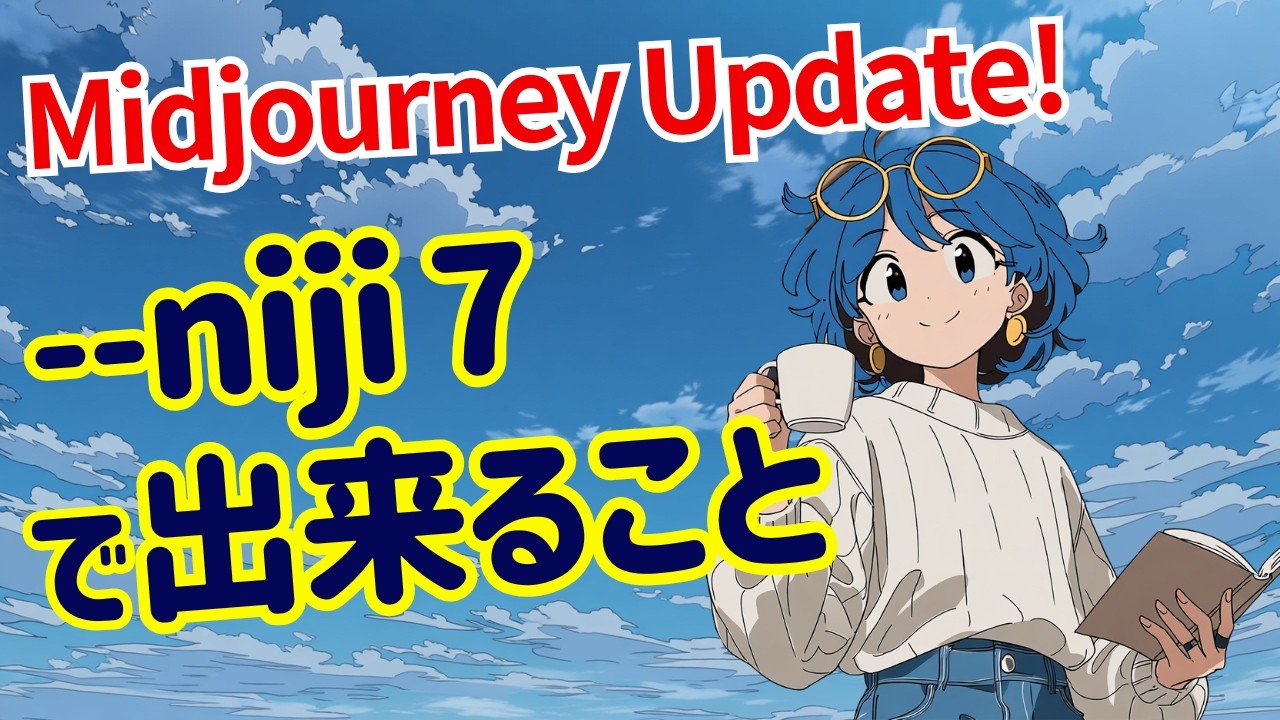 【Midjoruney】 --niji 7 最新アップデート情報｜何が変わった？使い方などこの動画ですべて解説！