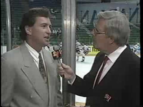 Calgary Flames home opener 1991 vs. Oilers 1of 3