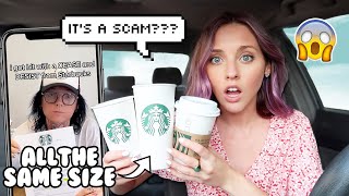 Is Starbucks SCAMMING us?! 😱 I may get sued.