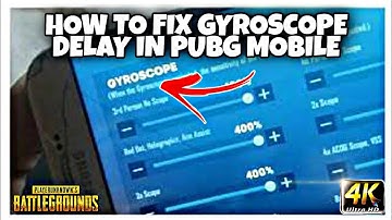 HOW to FIX GYROSCOPE DELAY in PUBG Mobile [BOOST GYRO TRICKS!]