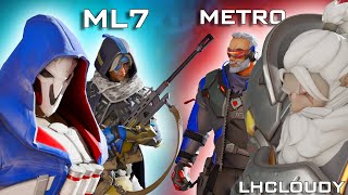 58 ELIMINATIONS With ML7 against Lhcloudy and Metro WITH REACTIONS | Overwatch 2