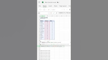 Limit Result using Filter Function in Excel  #exceltech #excelfunction #excelsolutions #excelworld