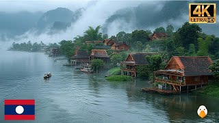 Си Фан Дон (4000 островов), Лаос🇱🇦 Секретные острова на реке Меконг (4K UHD)