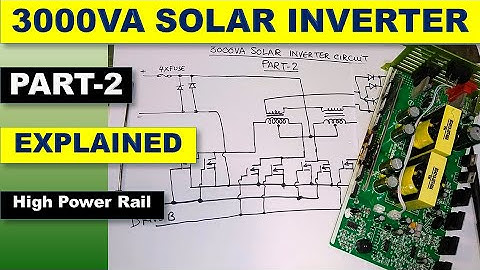 {442} 3000VA Solar Inverter Circuit Explained - Part 2 Power Rail / Voltage Booster & Output Switch