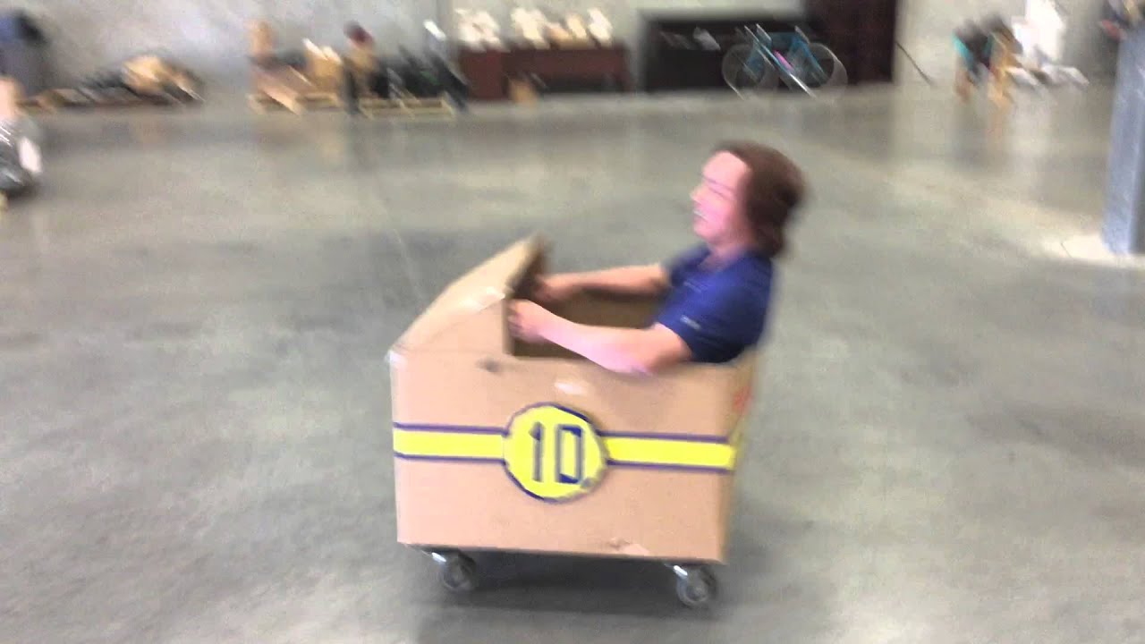 Cardboard Box Derby Car! YouTube