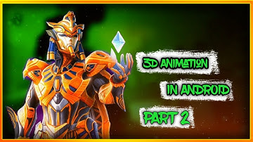 Pubg Mobile 3d Animation In Android Tutorial Part 2