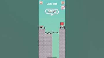 Draw bridge puzzle game level 2288 #drawing #game #Shorts