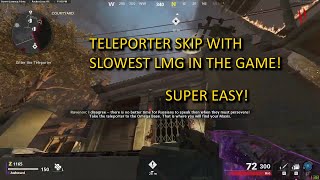 HOW to SKIP the FIRST DOOR in FIREBASE Z - EASIEST JUMP POSSIBLE! Even with the SLOWEST LMG ingame!