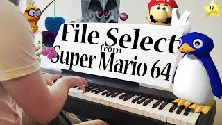 File Select from Super Mario 64