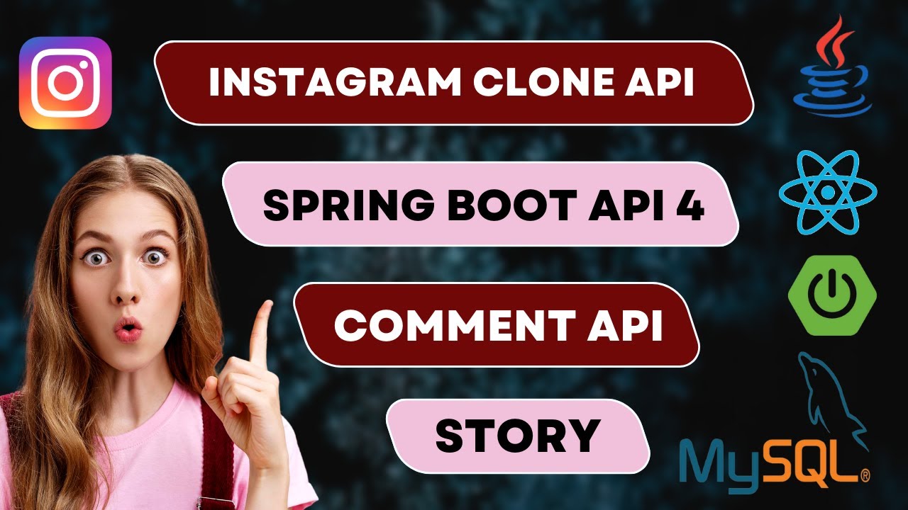 Building an instagram comment and story api with spring boot java