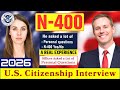 Actual Interview of U.S. Citizenship I Small Talk I N-400 Naturalization Interview and Test  #n400