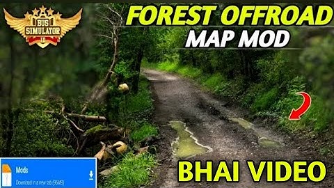 Latest Map Mod Bussid 3.7 - New ForestOffroad map Mod For Bus SimulatorIndonesialBussid  #bhaivideo