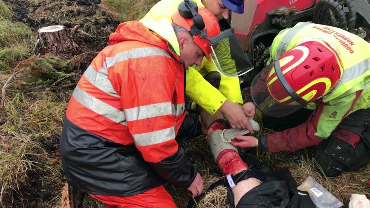 scenario based forestry first aid training courses EFAW+F YouTube