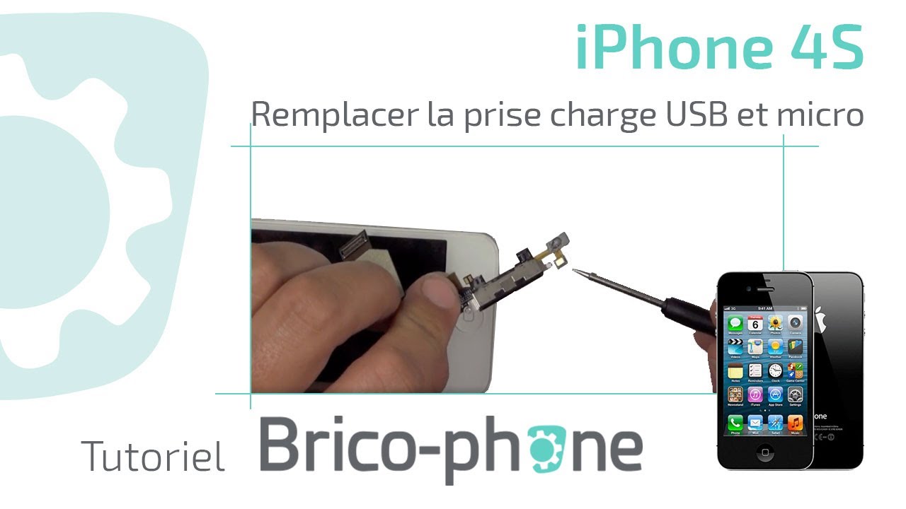 Réparation Prise Charge iPhone 15, Connecteur de Charge