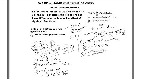 🔥 2025 WAEC & JAMB Mathematics Likely Questions & Answers on Calculus | Must-Know Exam Topics!