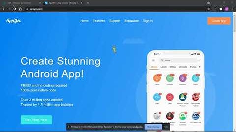 Cara Membuat Aplikasi AppYet