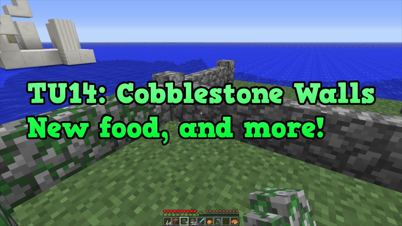 Minecraft Xbox 360 + Ps3 - Cobblestone Walls And Potato (Tu14 Feature Tutorials)