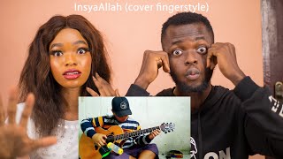 OUR FIRST TIME REACTING To ALIP BA TA - InsyaAllah - Maher Zain (cover fingerstyle)