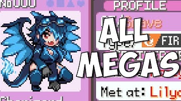 All Mega Evolutions in Moemon Star Emerald