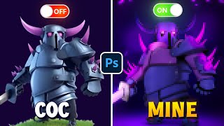 Recreating Clash of Clans P.E.K.K.A in Photoshop | Clash of Clans | Inspirational Art