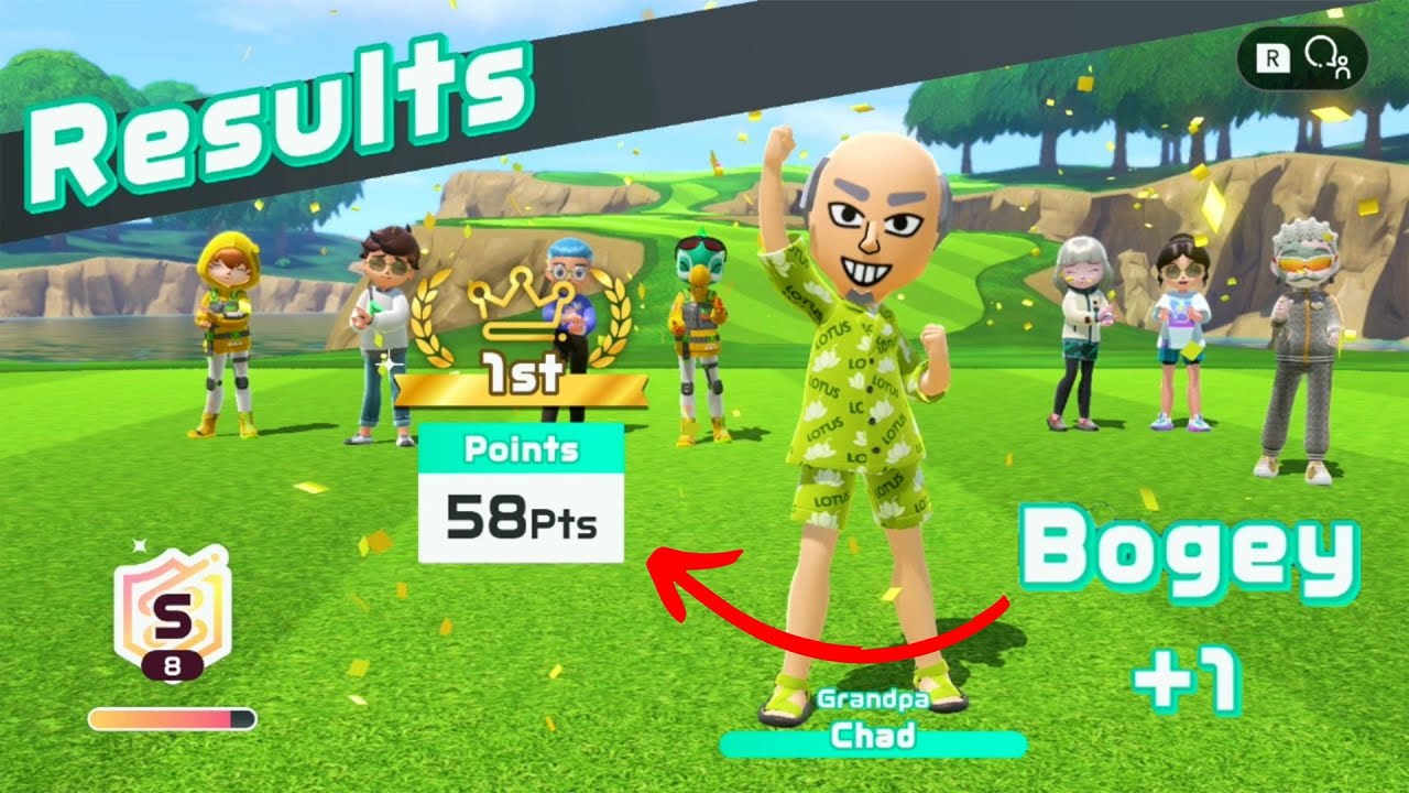 The Craziest Round of Switch Sports Golf! - YouTube