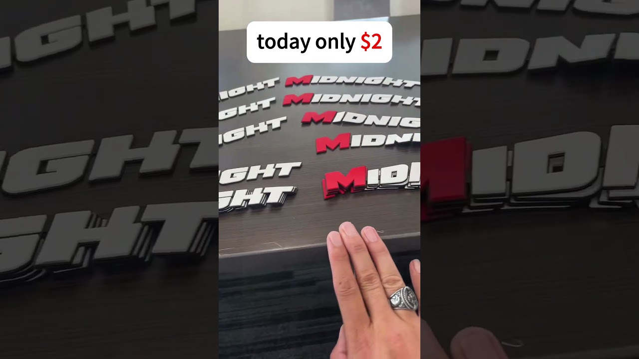 Customize Your Car with Gorgeous Letters 