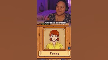 Penny looks so cute with this mod!  #stardewvalley #portraitmod