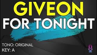 Giveon - For Tonight - Karaoke Instrumental