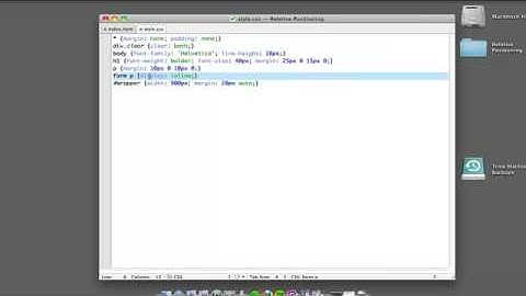 Design Tutorial: Absolute & Relative Positioning