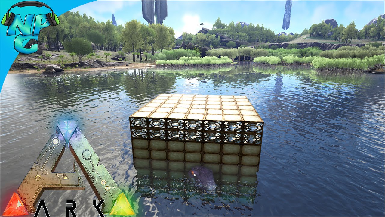 ARK Survival Evolved  - Annunaki Genesis - Submarine Building on the Champion Mosa! Modded S2E37
