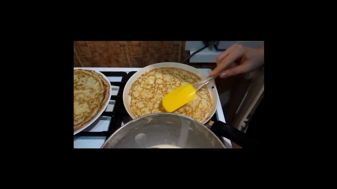 БЛИНЧИКИ С ШОКОЛАДОМ. рецепт сладких блинов