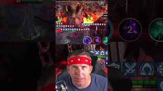 TURVOLD BIGGEST SINGLE TARGET HITTER!! HELL HADES DAMAGE TEST #Shorts | Raid: Shadow Legends