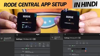 RODE Central App in Hindi | rode wireless go ii best settings @rodemic #rodewirelessgoii screenshot 4