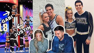 VLOGMAS DAY 20: reacting to our old cheerleading videos