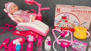 42 Minutes Satisfying with Unboxing Cute Pink Dentist Toy, Doctor Set Toy Collection ASMR