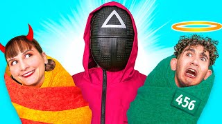 I Was Adopted by Squid Game Family! Playing Squid Game in Real Life! by Challenge Accepted screenshot 2