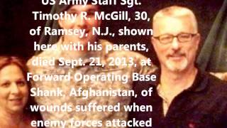 Tribute To Our Fallen Soldiers - US Army Staff Sgt. Timothy R. McGill, 30, of Ramsey, N.J.