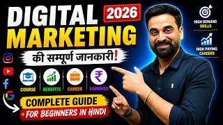 Digital Marketing Explained 2026 | Course, Benefits, Career, Earnings | Guide For Beginners In Hindi
