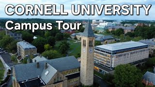 Full Cornell University Campus tour, Ithaca NY USA, Cinematic drone footage of Cornell University Campus Update